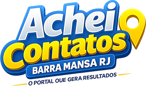 Logo marca Achei Contatos Barra Mansa